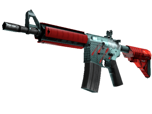 CS:GO Skins: Red Loadout (M4A4 | Bullet Rain) - ArcticBlaze.net