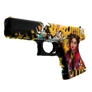 CS:GO Skins: Yellow Loadout (Glock-18 | Bullet Queen) - ArcticBlaze.net