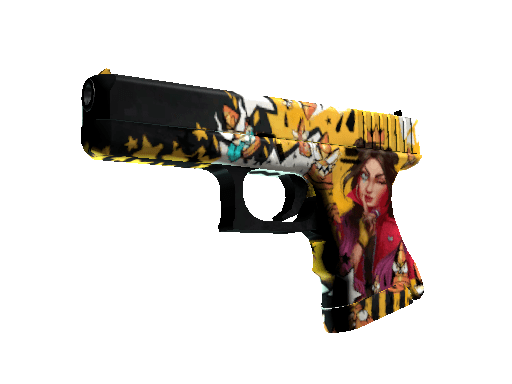 CS:GO Skins: Yellow Loadout (Glock-18 | Bullet Queen) - ArcticBlaze.net