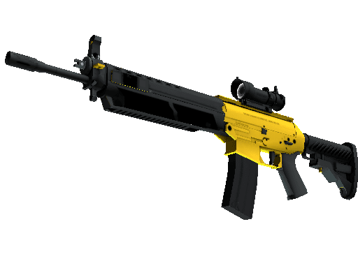 CS:GO Skins: Yellow Loadout (SG 553 | Bulldozer) - ArcticBlaze.net